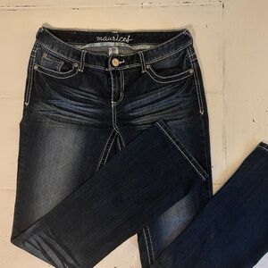 Maurices Women's Deep Indigo Straight Leg Jeans